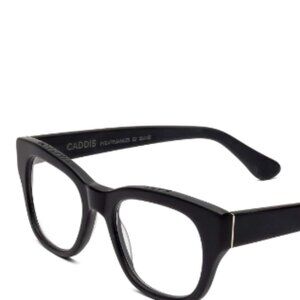 Caddis Eyewear Miklos Reading Glasses 1.00 Matte Black Single Vision Clear NEW